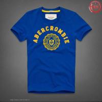 heren abercrombie korte tees the tradition of abercrombie blauw geel Sports Goedkoop f81k9350